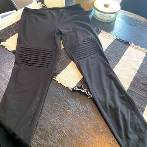 Gaiam Moto Leggings Womens size XL